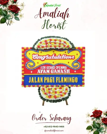 Sewa Papan Bunga Tumpuk